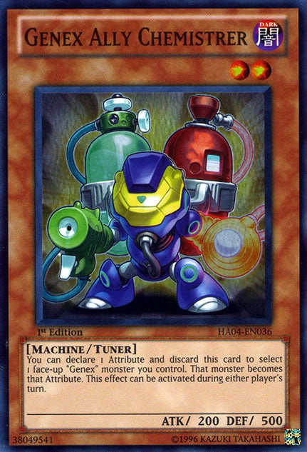Genex Ally Chemistrer [HA04-EN036] Super Rare Yu-Gi-Oh!