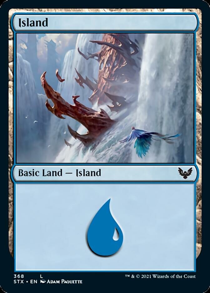 Island (368) [Strixhaven: School of Mages] Magic: The Gathering