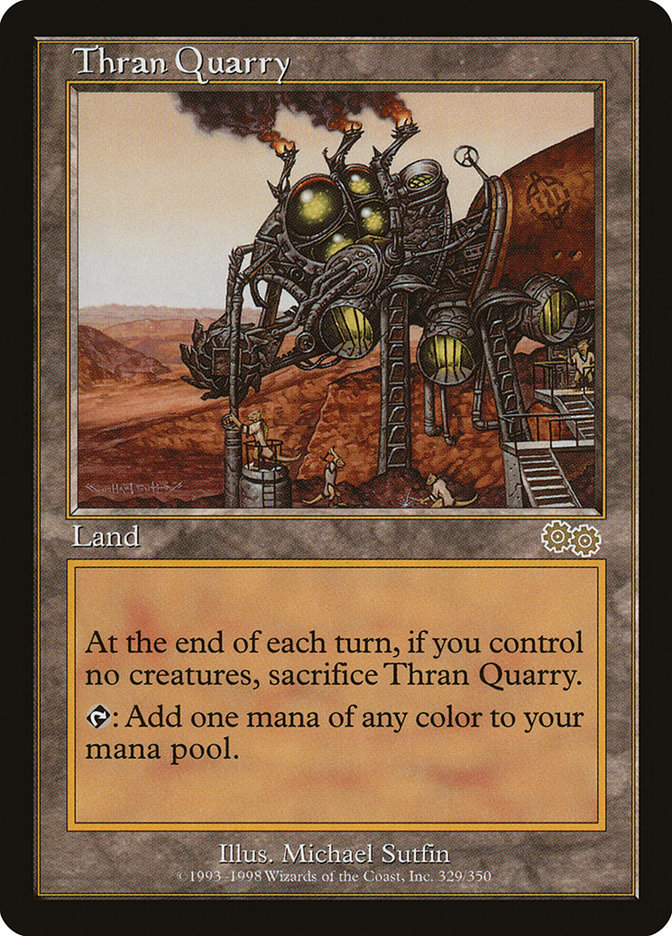 Thran Quarry [Urza's Saga] Magic: The Gathering
