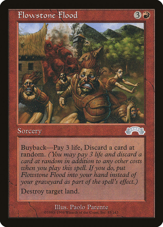Flowstone Flood [Exodus] Magic: The Gathering