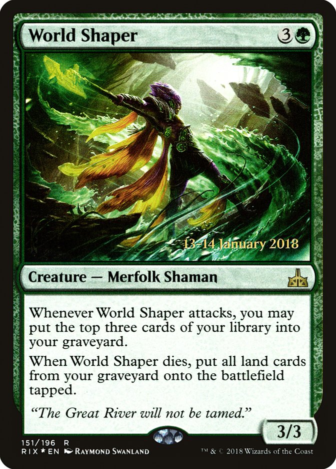 World Shaper [Rivals of Ixalan Prerelease Promos] Magic: The Gathering