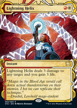 Lightning Helix (Foil Etched) [Strixhaven: School of Mages Mystical Archive] Magic: The Gathering