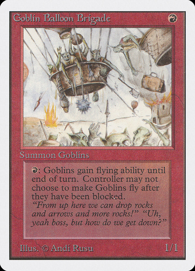 Goblin Balloon Brigade [Unlimited Edition] Magic: The Gathering