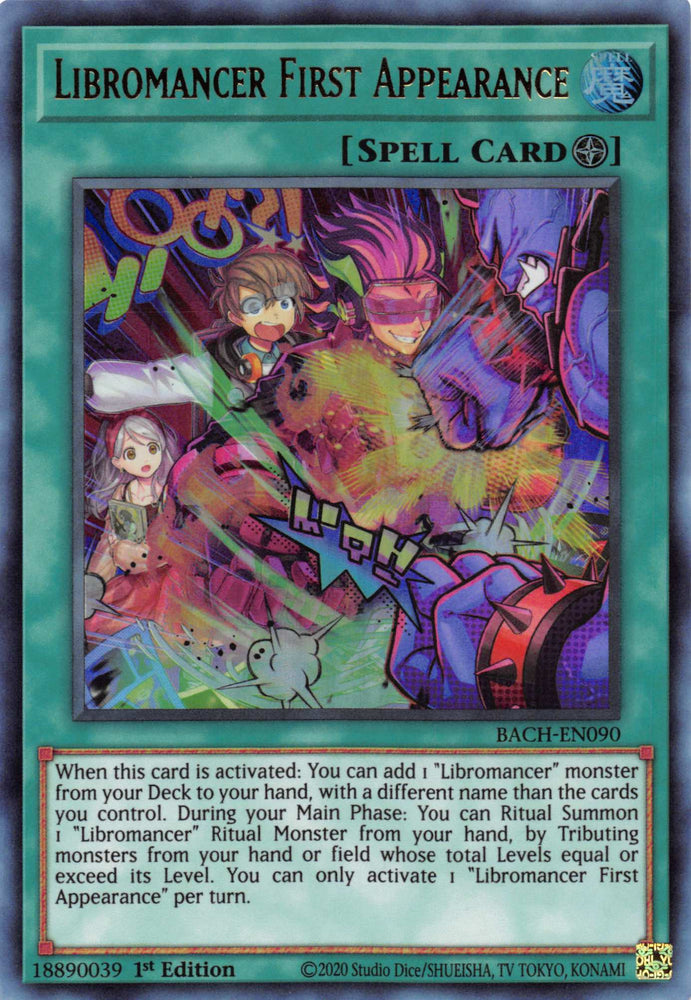 Libromancer First Appearance [BACH-EN090] Ultra Rare Yu-Gi-Oh!