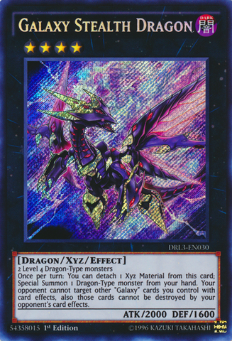 Galaxy Stealth Dragon [DRL3-EN030] Secret Rare Yu-Gi-Oh!