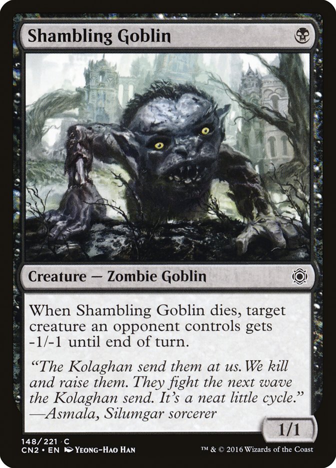 Shambling Goblin [Conspiracy: Take the Crown] Magic: The Gathering