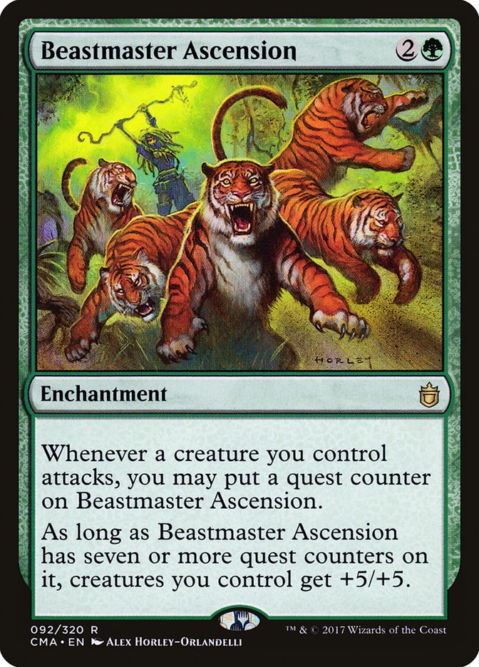 Beastmaster Ascension [Commander Anthology] Magic: The Gathering