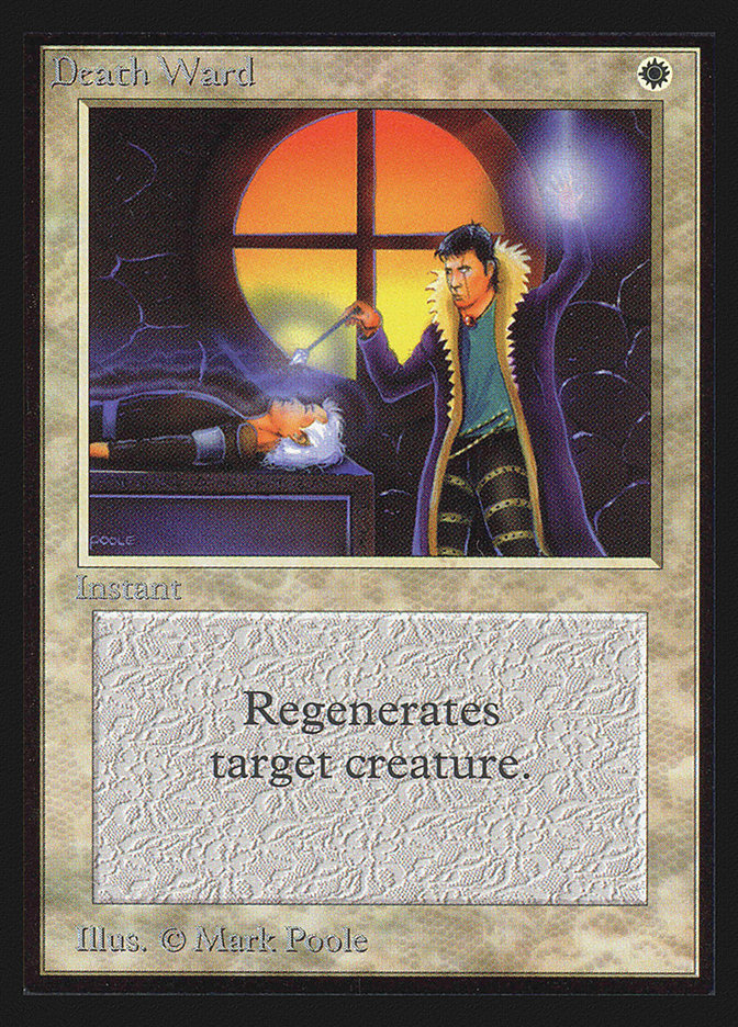 Death Ward [International Collectors' Edition] Magic: The Gathering