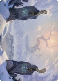 Snow-Covered Plains (276) Art Card [Kaldheim Art Series] Magic: The Gathering