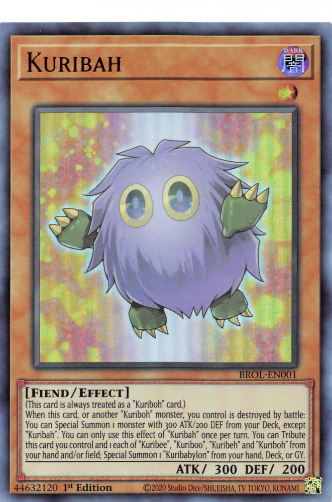 Kuribah [BROL-EN001] Ultra Rare Yu-Gi-Oh!