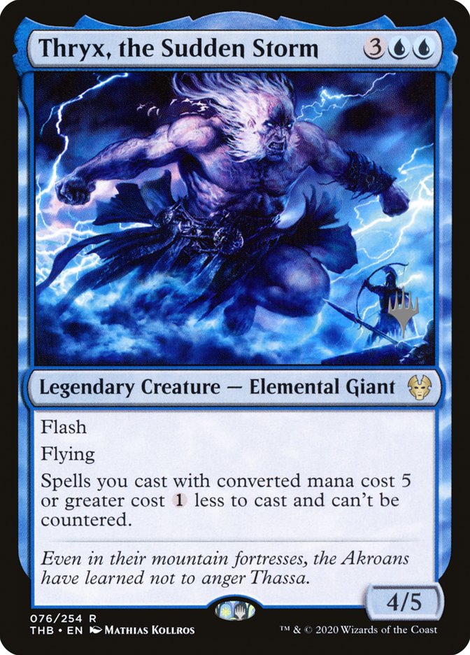Thryx, the Sudden Storm (Promo Pack) [Theros Beyond Death Promos] Magic: The Gathering