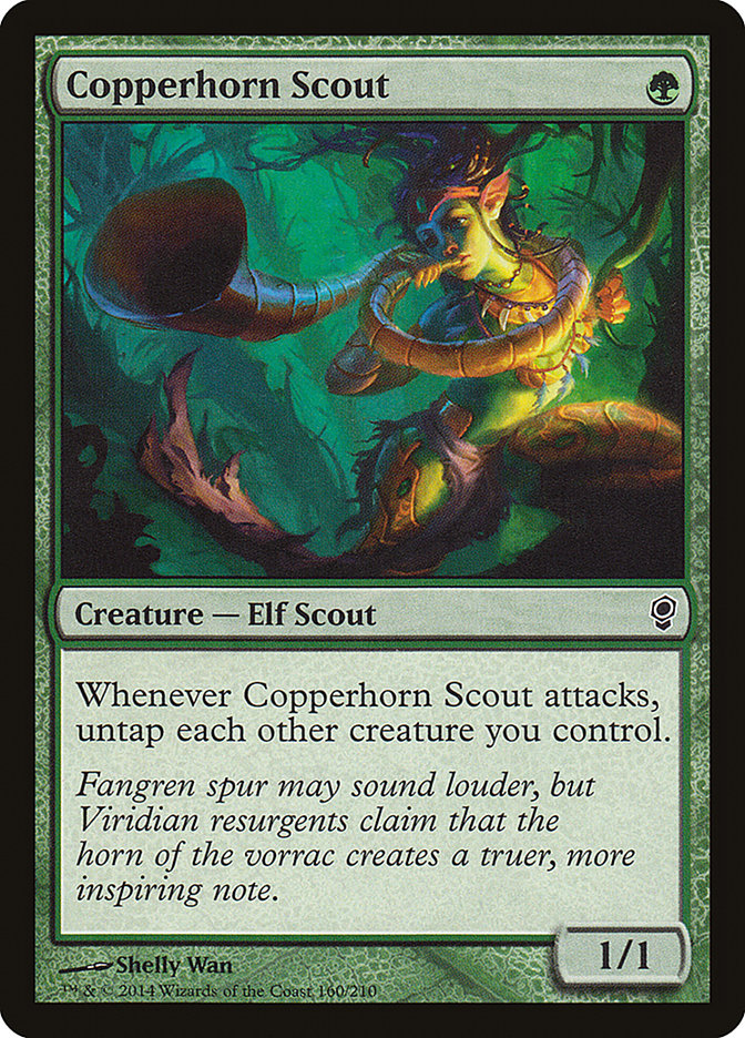 Copperhorn Scout [Conspiracy] Magic: The Gathering