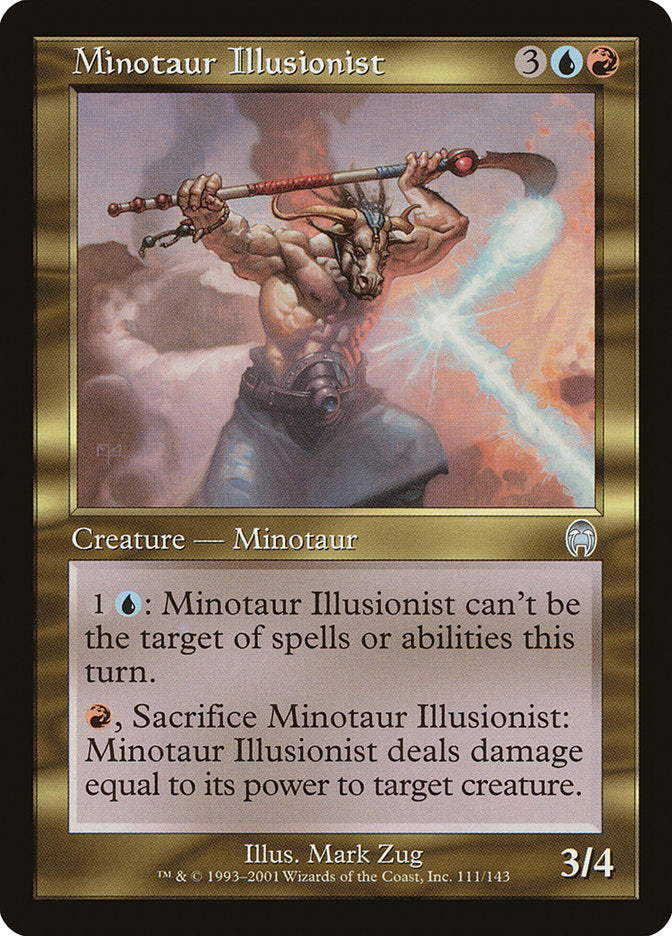 Minotaur Illusionist [Apocalypse] Magic: The Gathering