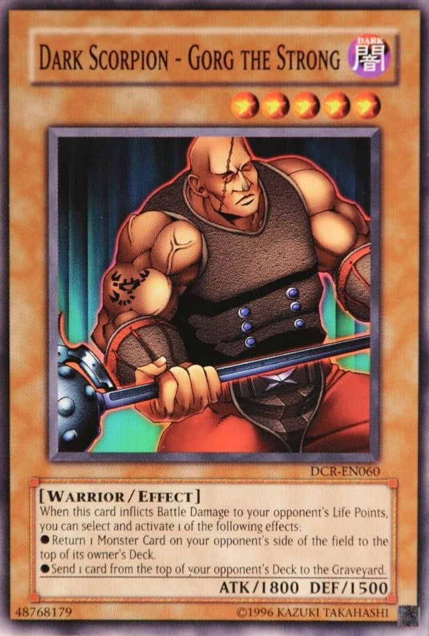 Dark Scorpion - Gorg the Strong [DCR-EN060] Common Yu-Gi-Oh!