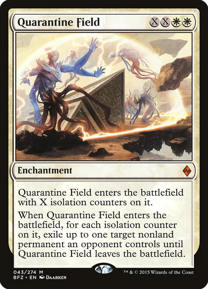 Quarantine Field [Battle for Zendikar] Magic: The Gathering