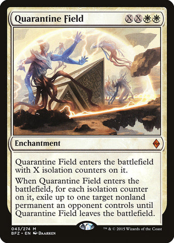 Quarantine Field [Battle for Zendikar] Magic: The Gathering