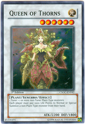 Queen of Thorns [CSOC-EN042] Super Rare Yu-Gi-Oh!