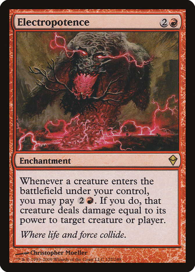 Electropotence [Zendikar] Magic: The Gathering