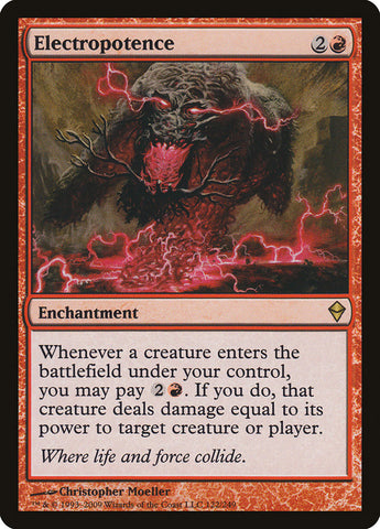 Electropotence [Zendikar] Magic: The Gathering