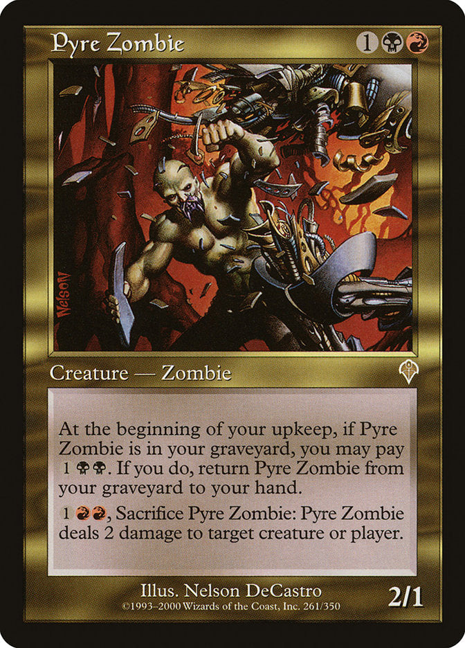 Pyre Zombie [Invasion] Magic: The Gathering