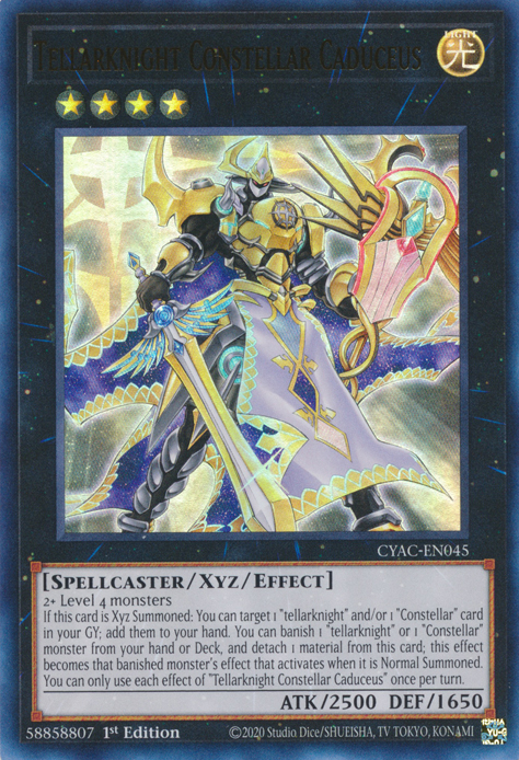 Tellarknight Constellar Caduceus [CYAC-EN045] Ultra Rare Yu-Gi-Oh!