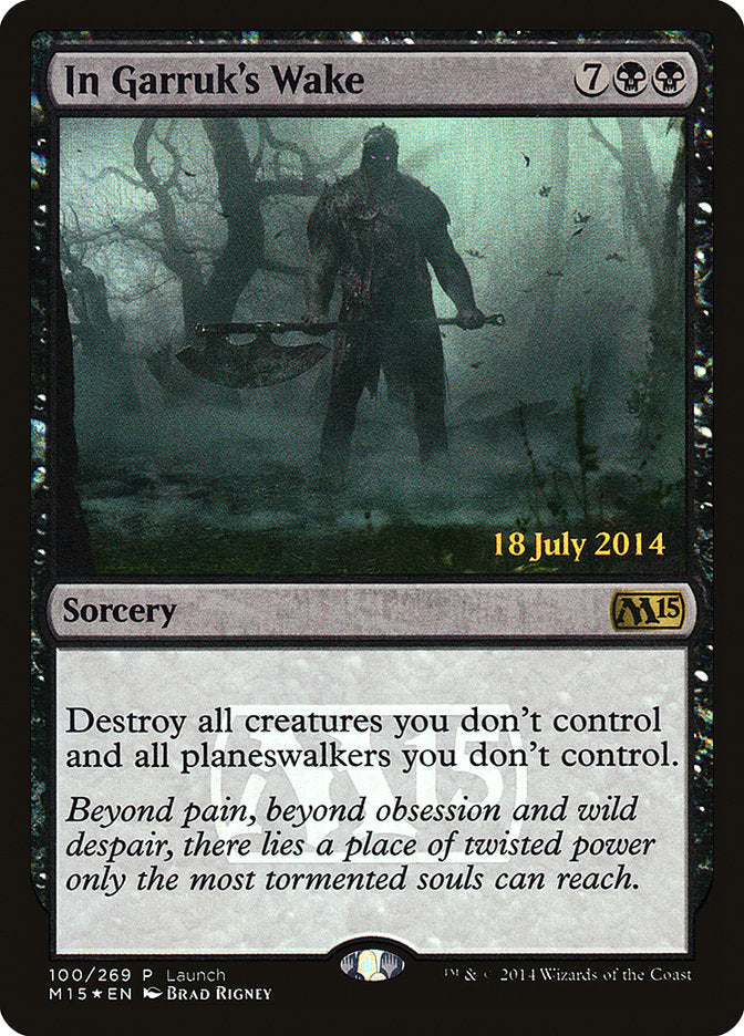 In Garruk's Wake [Magic 2015 Prerelease Promos] Magic: The Gathering