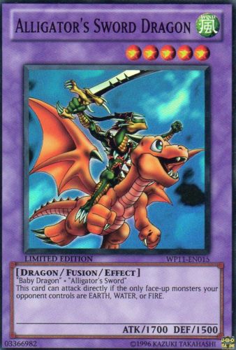 Alligator's Sword Dragon [WP11-EN015] Super Rare Yu-Gi-Oh!