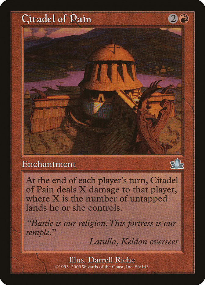 Citadel of Pain [Prophecy] Magic: The Gathering