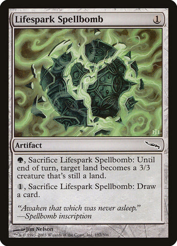 Lifespark Spellbomb [Mirrodin] Magic: The Gathering