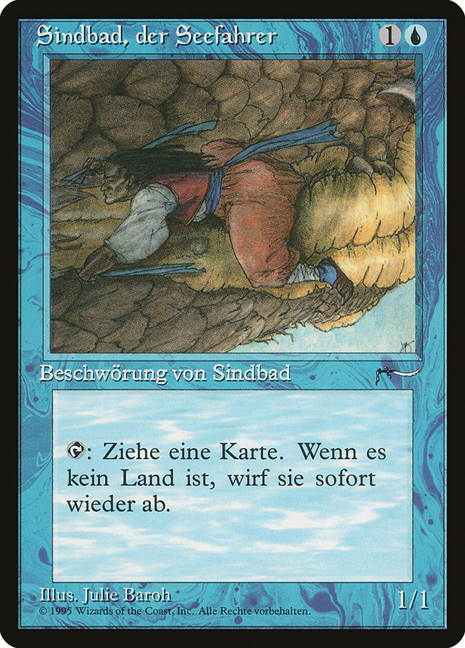 Sindbad (German) - "Sindbad, der Seefahrer" [Renaissance] Magic: The Gathering