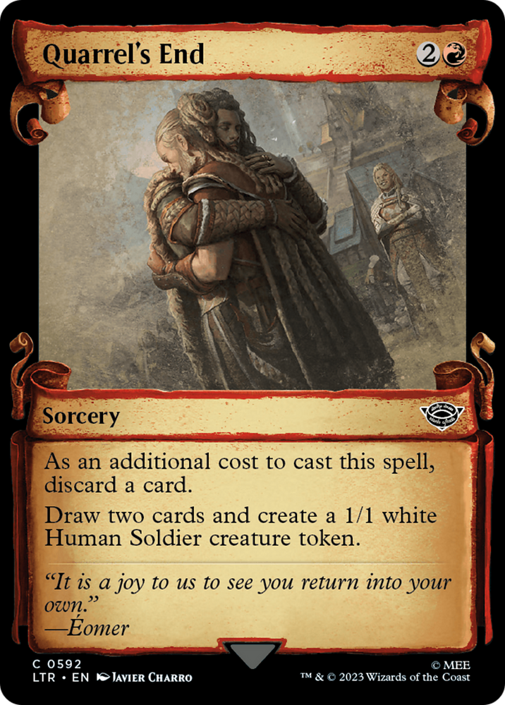 Quarrel's End [The Lord of the Rings: Tales of Middle-Earth Showcase Scrolls] Magic: The Gathering