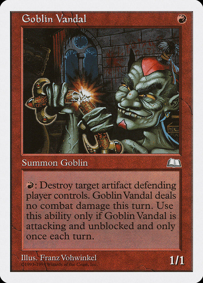 Goblin Vandal [Anthologies] Magic: The Gathering