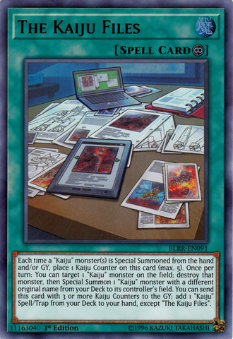 The Kaiju Files [BLRR-EN091] Ultra Rare Yu-Gi-Oh!