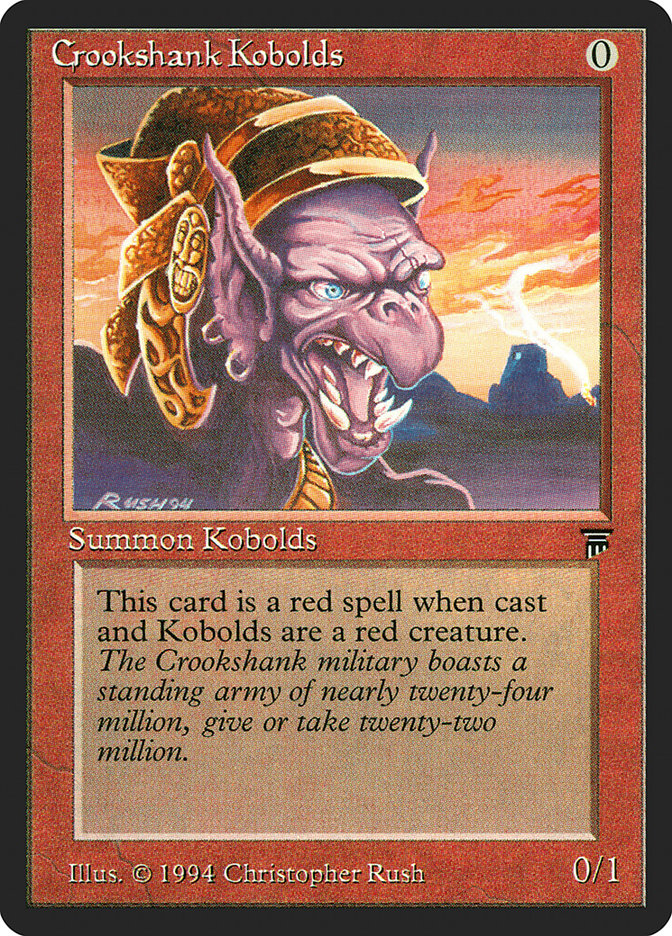 Crookshank Kobolds [Legends] Magic: The Gathering