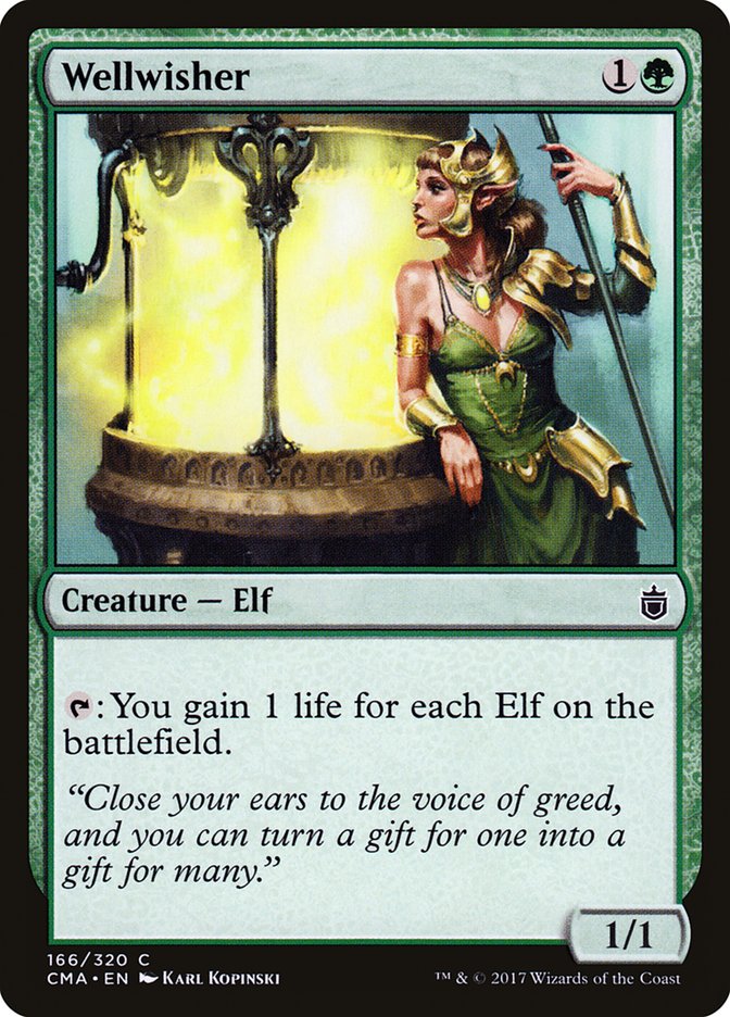 Wellwisher [Commander Anthology] Magic: The Gathering