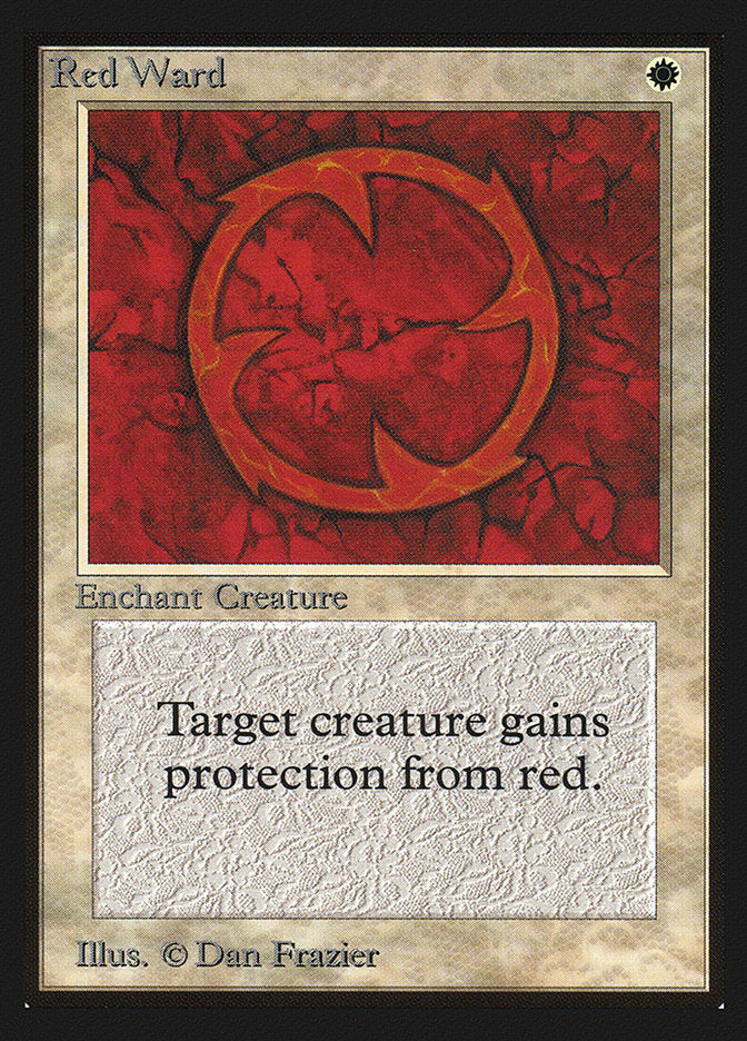 Red Ward [International Collectors' Edition] Magic: The Gathering