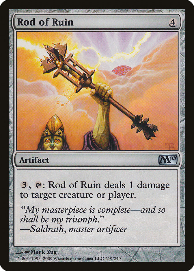 Rod of Ruin [Magic 2010] Magic: The Gathering