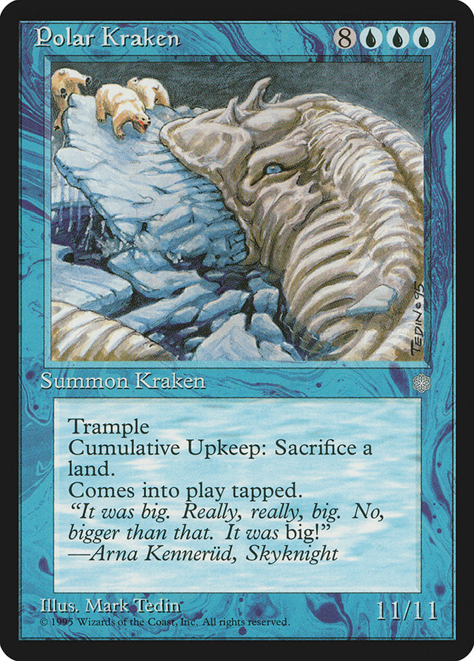 Polar Kraken [Ice Age] Magic: The Gathering