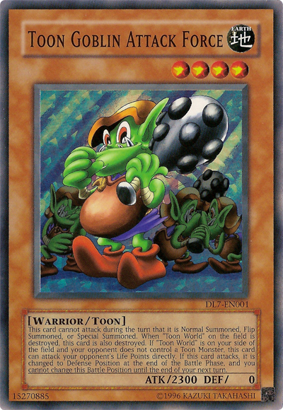 Toon Goblin Attack Force [DL7-EN001] Super Rare Yu-Gi-Oh!