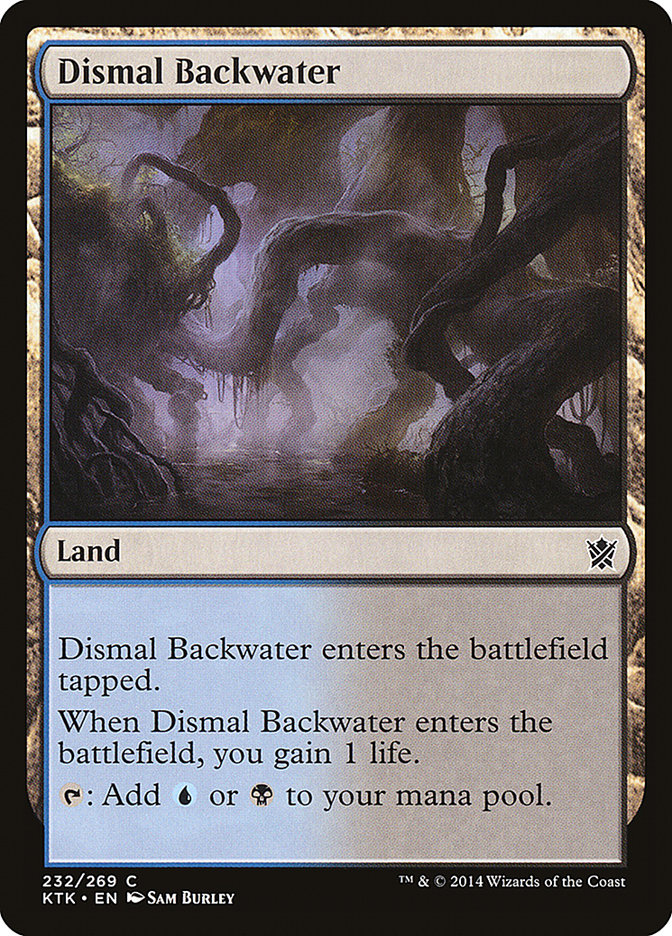 Dismal Backwater [Khans of Tarkir] Magic: The Gathering