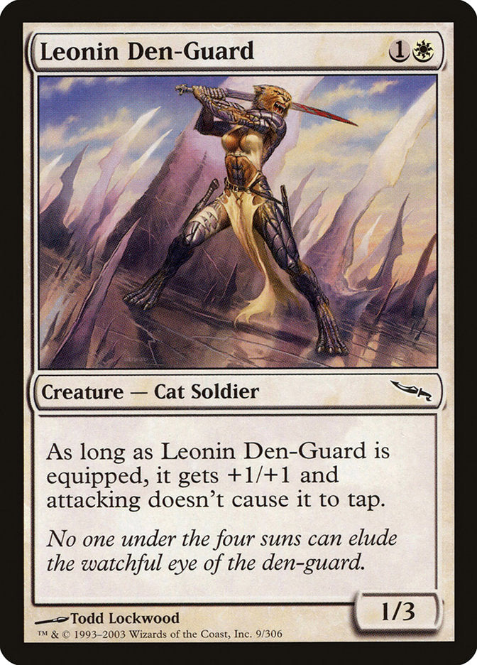 Leonin Den-Guard [Mirrodin] Magic: The Gathering