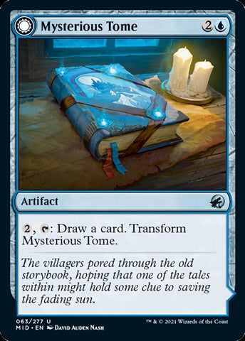 Mysterious Tome // Chilling Chronicle [Innistrad: Midnight Hunt] Magic: The Gathering
