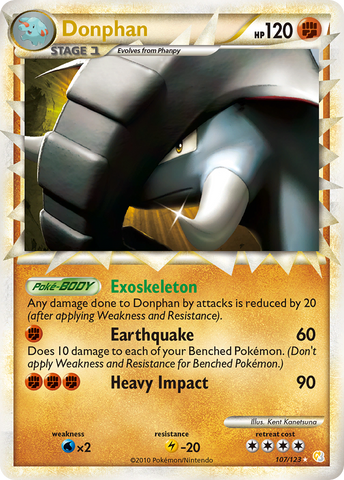 Donphan (107/123) [HeartGold & SoulSilver: Base Set] Pokémon