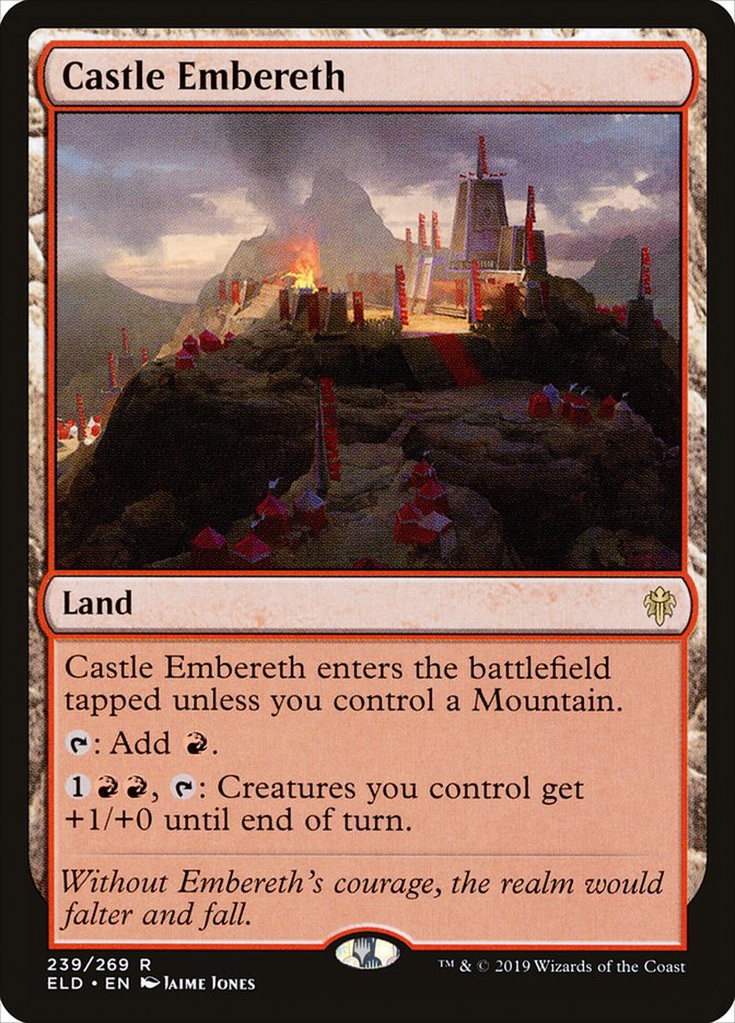 Castle Embereth [Throne of Eldraine] Magic: The Gathering