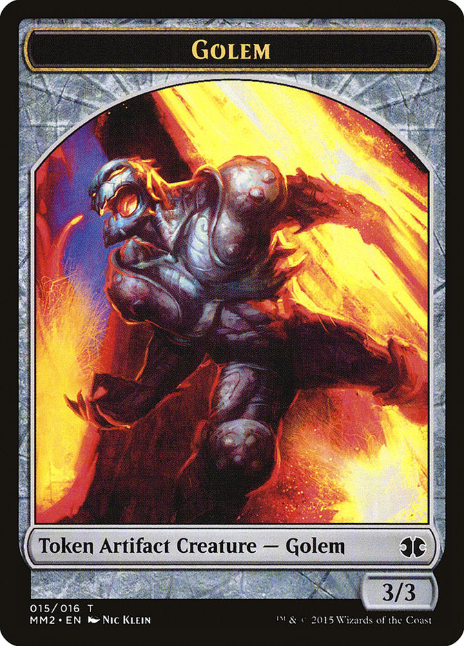 Golem Token [Modern Masters 2015 Tokens] Magic: The Gathering
