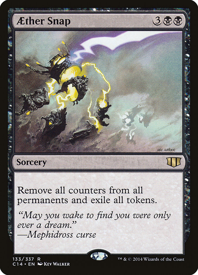 Aether Snap [Commander 2014] Magic: The Gathering