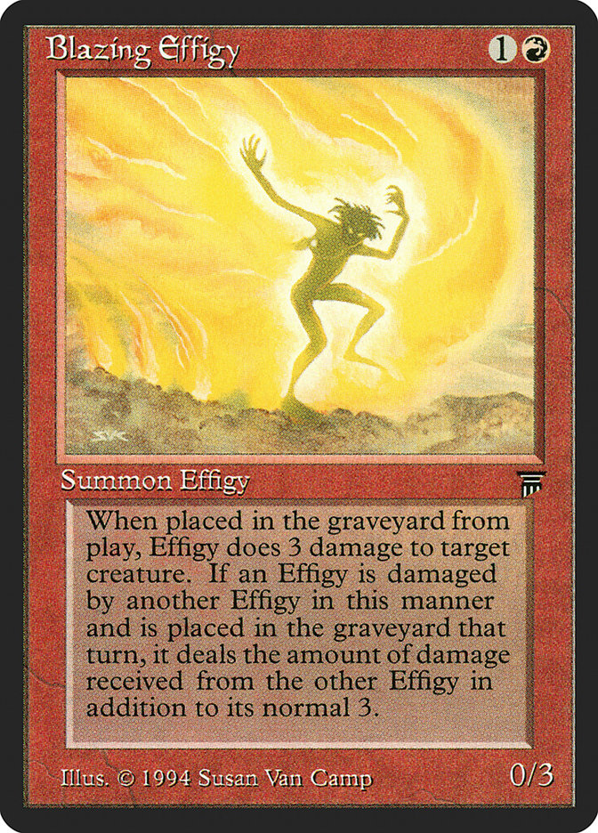 Blazing Effigy [Legends] Magic: The Gathering