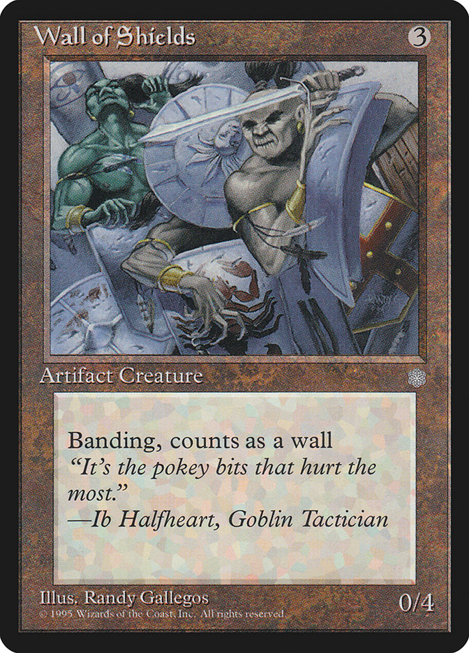 Wall of Shields [Ice Age] Magic: The Gathering