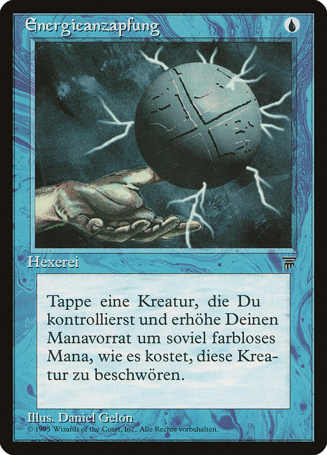 Energy Tap (German) - "Energieanzapfung" [Renaissance] Magic: The Gathering