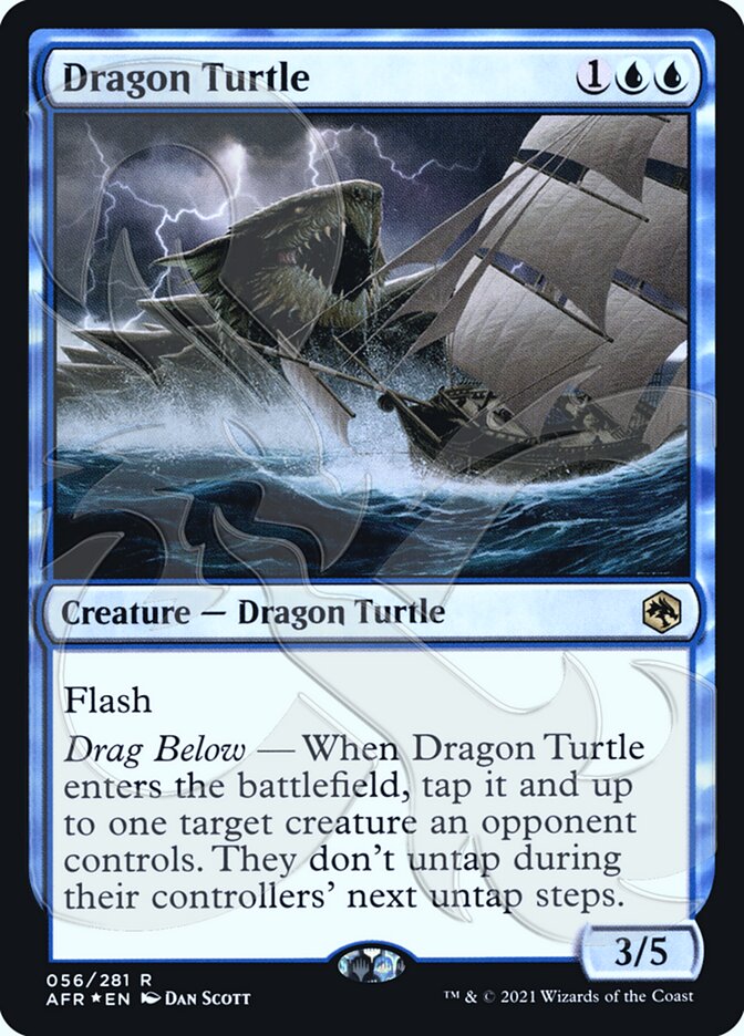Dragon Turtle (Ampersand Promo) [Dungeons & Dragons: Adventures in the Forgotten Realms Promos] Magic: The Gathering